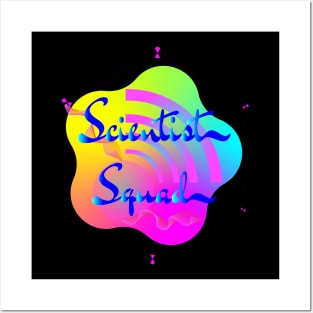 Scientist Squad Exotic Trendy Graphic Design Modern T-Shirts Valentine's Day, Mother's Day, Father's Day 2023 Posters and Art